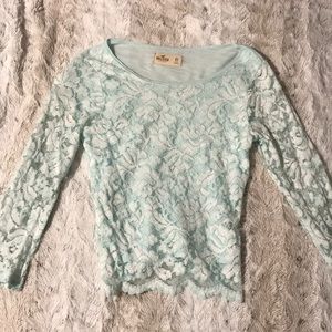 XS Mint Lace Top